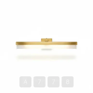 A778-04 Artisan Pearl Brass Picture Light - View 1