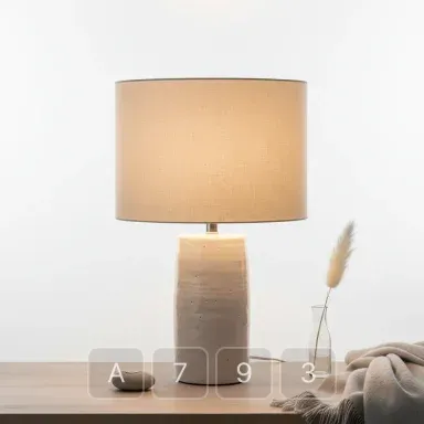 A793-01 Studio Pristine Ceramic Table Lamp - View 1