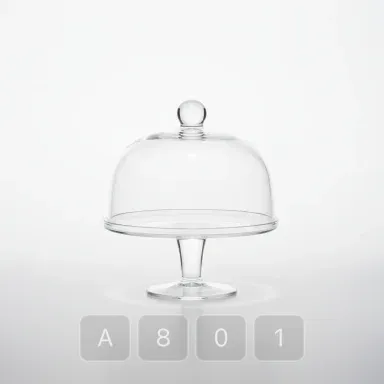 A801-04 Hamptons Signature Glass Cake Stand - View 1