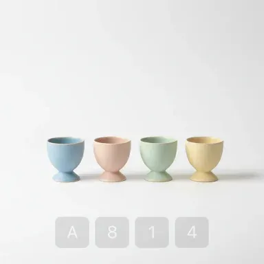 A814-03 Classic Masterwork Ceramic Egg Cups - View 1