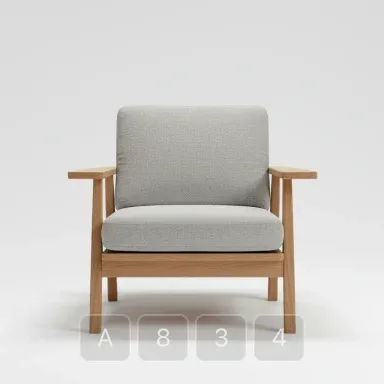 A834-03 Classic Masterwork Armchair - View 1