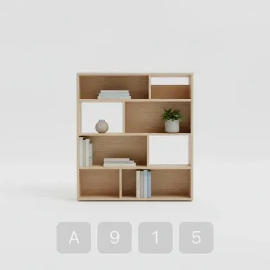A915-03 Parisian Zenith Bookshelf - View 1