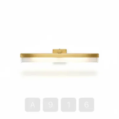 A916-04 Artisan Sterling Brass Picture Light - View 1