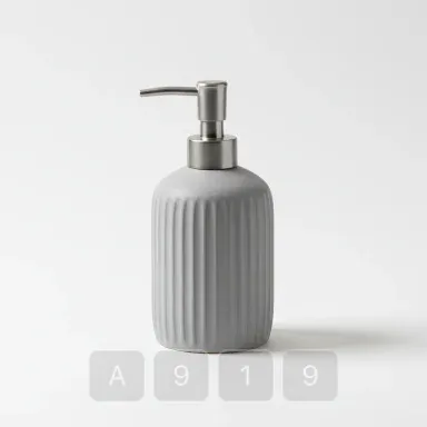 A919-02 Atelier Emerald Ceramic Soap Dispenser - View 1