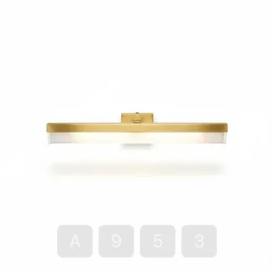 A953-04 Hamptons Pristine Brass Picture Light - View 1