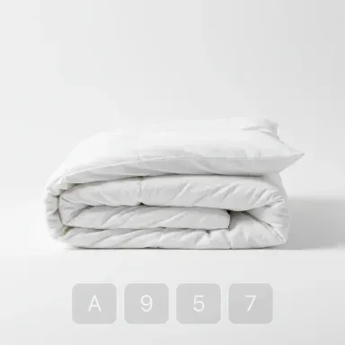 A957-04 Hamptons Platinum Cotton Duvet Cover - View 1