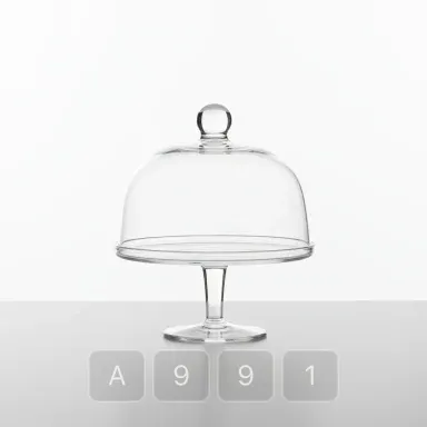 A991-02 Atelier Royal Glass Cake Stand - View 1