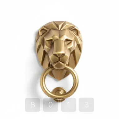 B013-02 Atelier Pristine Brass Door Knocker - View 1