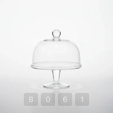 B061-04 Hamptons Signature Glass Cake Stand - View 1