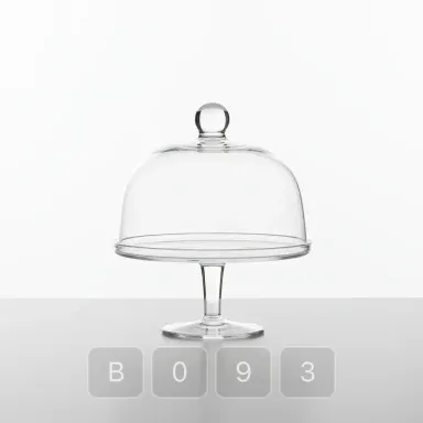 B093-02 Atelier Pristine Glass Cake Stand - View 1