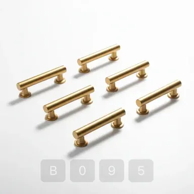 B095-01 Studio Zenith Brass Drawer Pulls - View 1