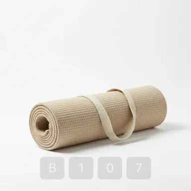 B107-02 Atelier Choice Cotton Yoga Mat - View 1