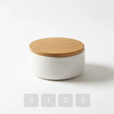 B109-04 Hamptons Exceptional Ceramic Butter Dish - View 1