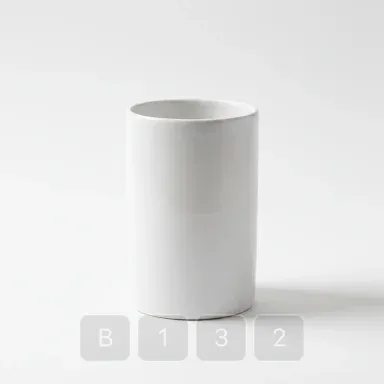 B132-01 Vintage Stately Ceramic Utensil Holder - View 1