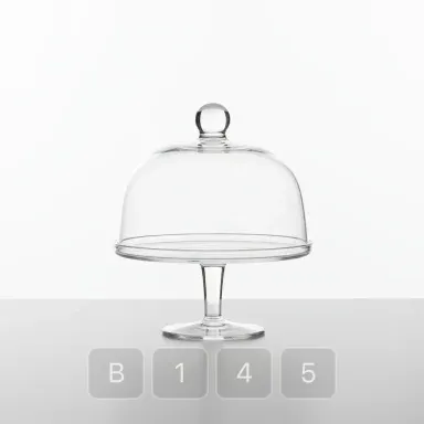 B145-02 Atelier Prime Glass Cake Stand - View 1
