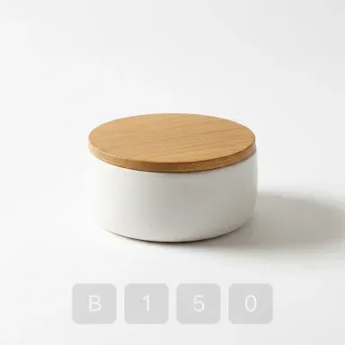 B150-04 Artisan Sovereign Ceramic Butter Dish - View 1