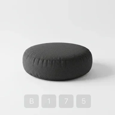 B175-03 Parisian Zenith Wool Meditation Cushion - View 1