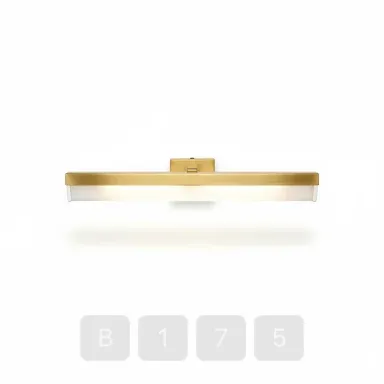 B175-04 Hamptons Zenith Brass Picture Light - View 1