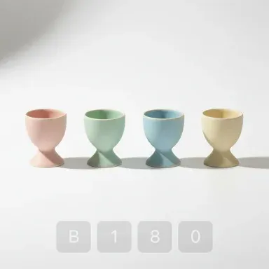 B180-01 Vintage Premium Ceramic Egg Cups - View 1
