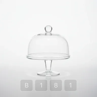 B181-04 Hamptons Signature Glass Cake Stand - View 1