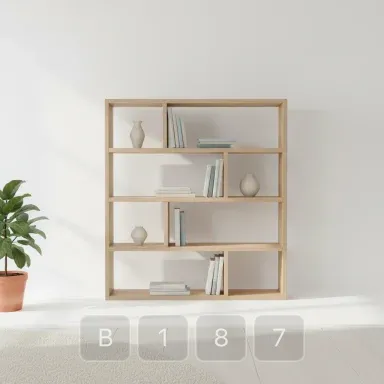 B187-04 Hamptons Choice Bookshelf - View 1