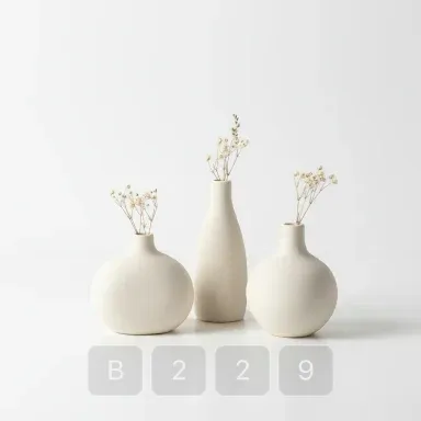 B229-03 Parisian Exceptional Ceramic Bud Vase - View 1