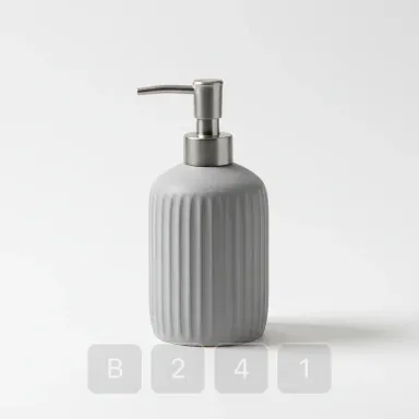 B241-02 Atelier Signature Ceramic Soap Dispenser - View 1