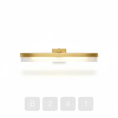 B241-04 Hamptons Signature Brass Picture Light - View 1