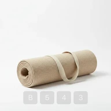 B543-02 Atelier Select Cotton Yoga Mat - View 1