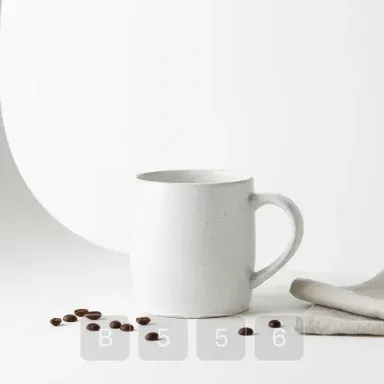 B556-04 Artisan Sterling Ceramic Coffee Mug - View 1