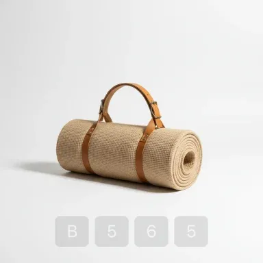 B565-01 Studio Prime Cotton Yoga Mat - View 1