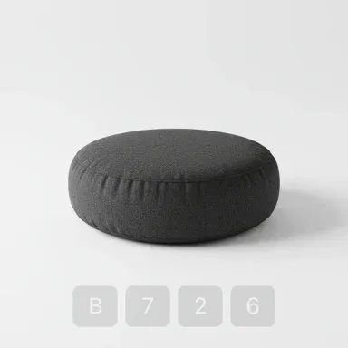 B726-03 Classic Grand Wool Meditation Cushion - View 1