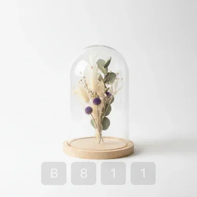 B811-02 Atelier Royal Glass Bell Jar - View 1