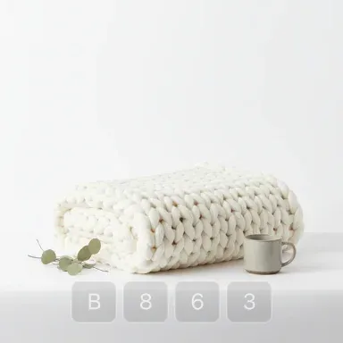 B863-04 Hamptons Select Cotton Blanket - View 1